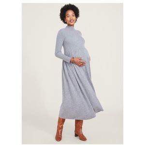 NWT HATCH The Zinnia Sweater Dress. Size 0 in Heather Grey.